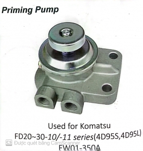 Bơm Mồi & Cảm Biến (Sử dụng cho xe nâng KOMATSU FD20-30-10/-11)