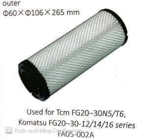 Lọc Gió (Sử dụng cho xe nâng TCM FG20-30 và xe nâng KOMATSU FD20)