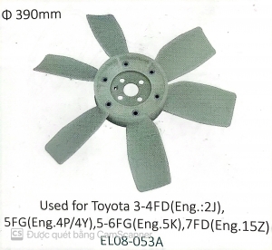 Cánh Quạt (Sử dụng cho xe nâng TOYOTA 3-4FD)