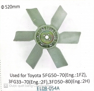 Cánh Quạt (Sử dụng cho xe nâng TOYOTA 5FG50-70, 3FG33-70, 3FD50-80)