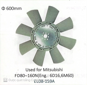Cánh Quạt (Sử dụng cho xe nâng MITSUBISHI FD80-160N)