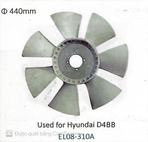 Cánh Quạt (Sử dụng cho xe nâng HUYNDAI D4BB)