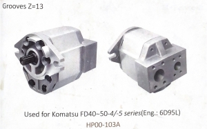 Bơm Thủy Lực (Sử dụng cho xe nâng KOMATSU FD40-50-4/-5)